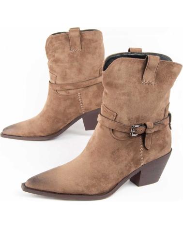 Woman boots MONTEVITA ESPUELA6 BROWN