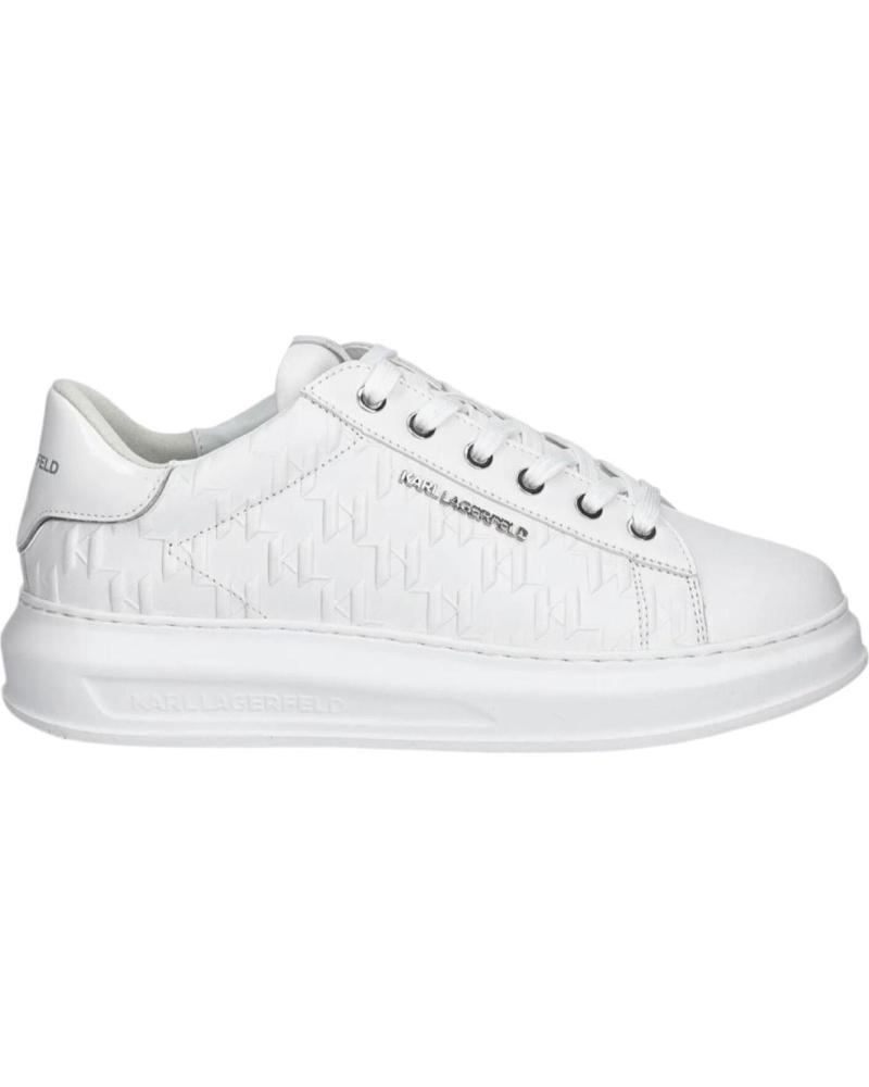 Zapatillas deporte de Hombre KARL LAGERFELD ZAPATILLAS KAPRI MENS MONOGRAM EMBOSS LO BLAN BLANCO
