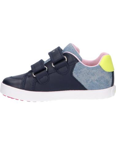 Sapatilhas de Menina e Menino GEOX B15D5A 08513 C4502 NAVY-FLUO YELLOW