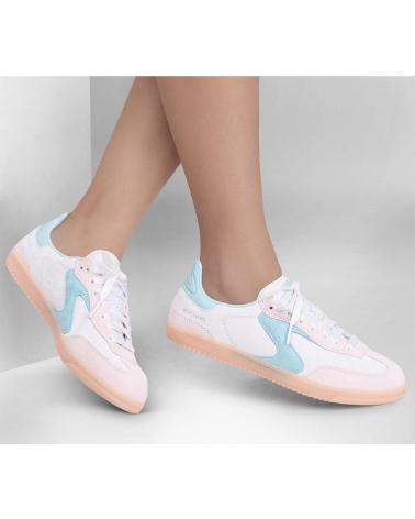 SAPATILHAS SKECHERS HOTSHOT - FOR THE WIN BEGE/ÁGUA - MODELO 185234 NATURAL AGUA