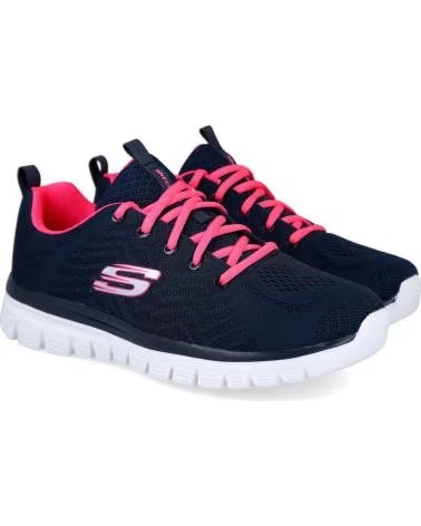 Sapatilhas de Mulher SKECHERS 12615 GRACEFUL - GET CONNECTED AZUL