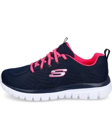 Sapatilhas de Mulher SKECHERS 12615 GRACEFUL - GET CONNECTED AZUL