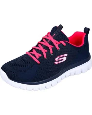 Sapatilhas de Mulher SKECHERS 12615 GRACEFUL - GET CONNECTED AZUL