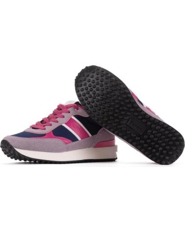 Sportivo per Donna YUMAS SNEAKER MUJER CASUAL PIEL - LILA- PLANTILLA CONFORT MARINO