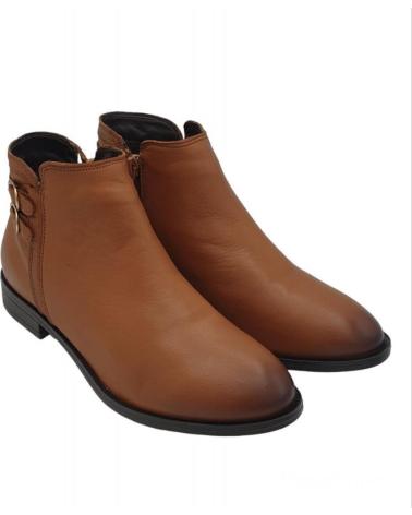 Bottines pour Femme CALZADOS ALMENA BOTIN MUJER - PIEL CON CREMALLERA Y HEBILLAS CUERO