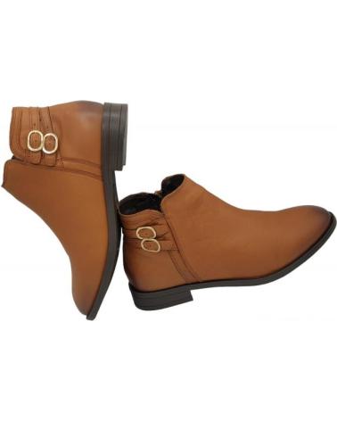 Bottines pour Femme CALZADOS ALMENA BOTIN MUJER - PIEL CON CREMALLERA Y HEBILLAS CUERO