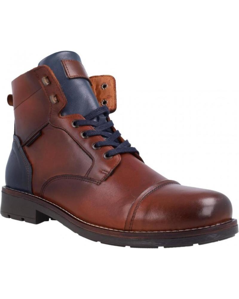 Bottines pour Homme CALZADOS ALMENA BOTA JOVEN HOMBRE PIEL CON CREMALLERA Y CORDON MARRóN