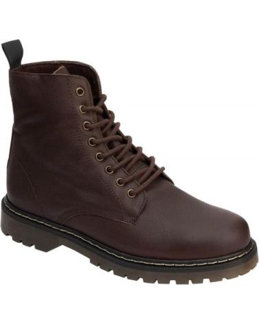 Bottines pour Femme DJ SANTA - BOTIN JOVEN ESTILO MILITAR PIEL MARRON MARRóN