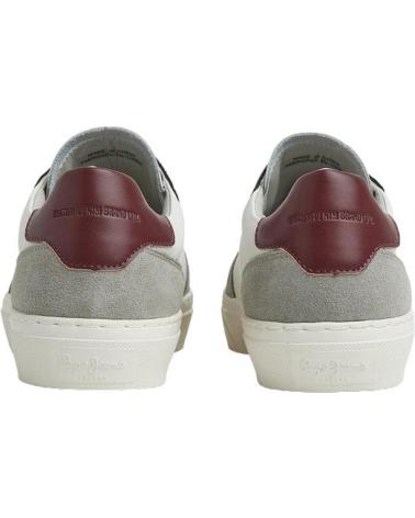Sportivo per Donna PEPE JEANS - ZAPATILLA YOGI STREET CASUAL PIEL -GRIS BLANCO