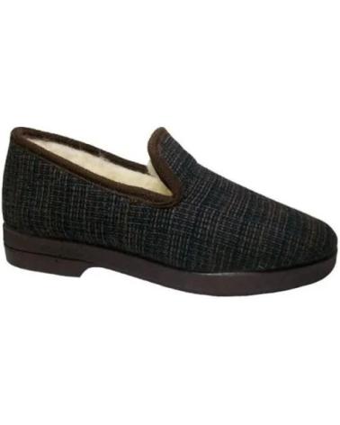 Scarpe per Uomo CALZADOS ALMENA CRUAN ZAPATILLA DE CASA CABALLERO MARRON DORE MARRóN