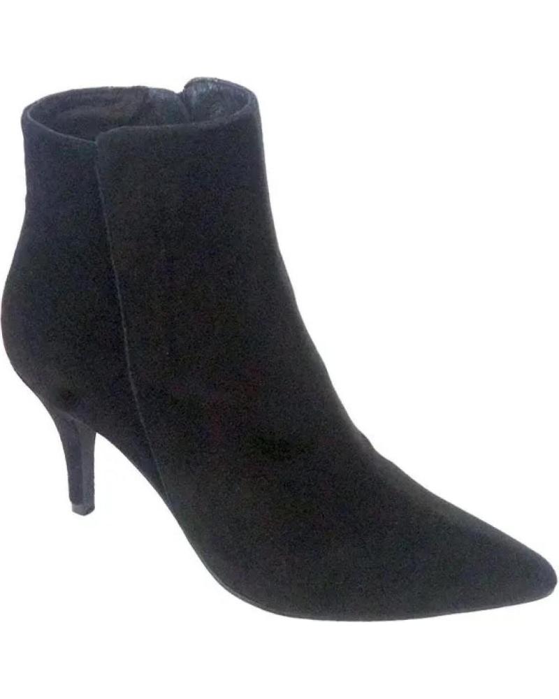 Scarpe per Donna CALZADOS ALMENA BOTIN SENORA NEGRO TERCIOPELO DE AGUJA NEGRO-GRIS