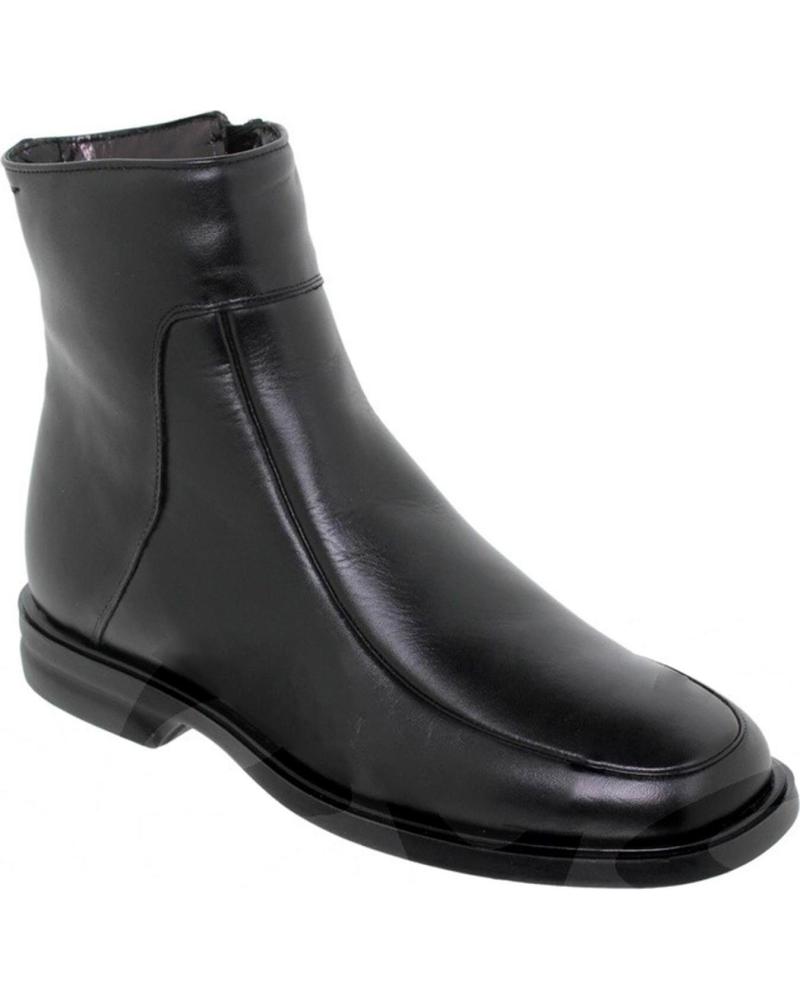 Bottines pour Homme CALZADOS ALMENA BOTIN CABALLERO PIEL NEGRO NEGRO-GRIS