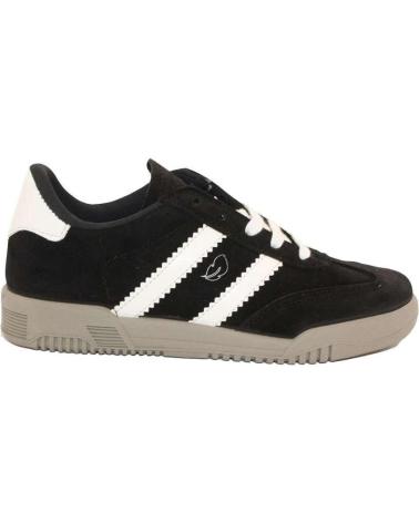 Sportivo per Donna ROAL ZAPATILLA DEPORTIVA PLUMAFLEX LIGERA PIEL SERRAJE A35010 NEG NEGRO