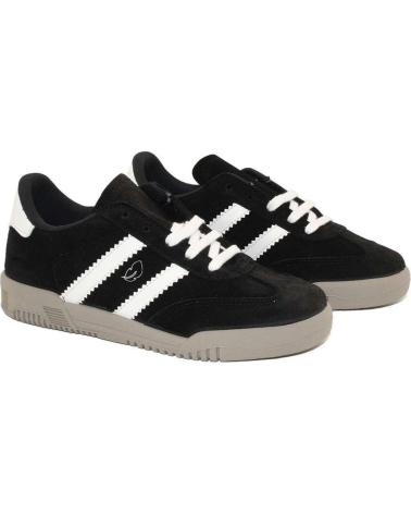 Sportivo per Donna ROAL ZAPATILLA DEPORTIVA PLUMAFLEX LIGERA PIEL SERRAJE A35010 NEG NEGRO