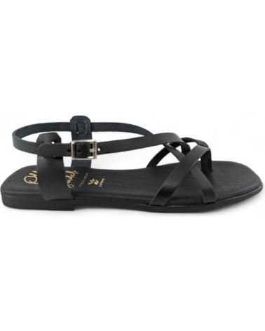 Sandalen für Damen OH MY SANDALS SANDALIA ESCLAVA PIEL 5317 NEGRO
