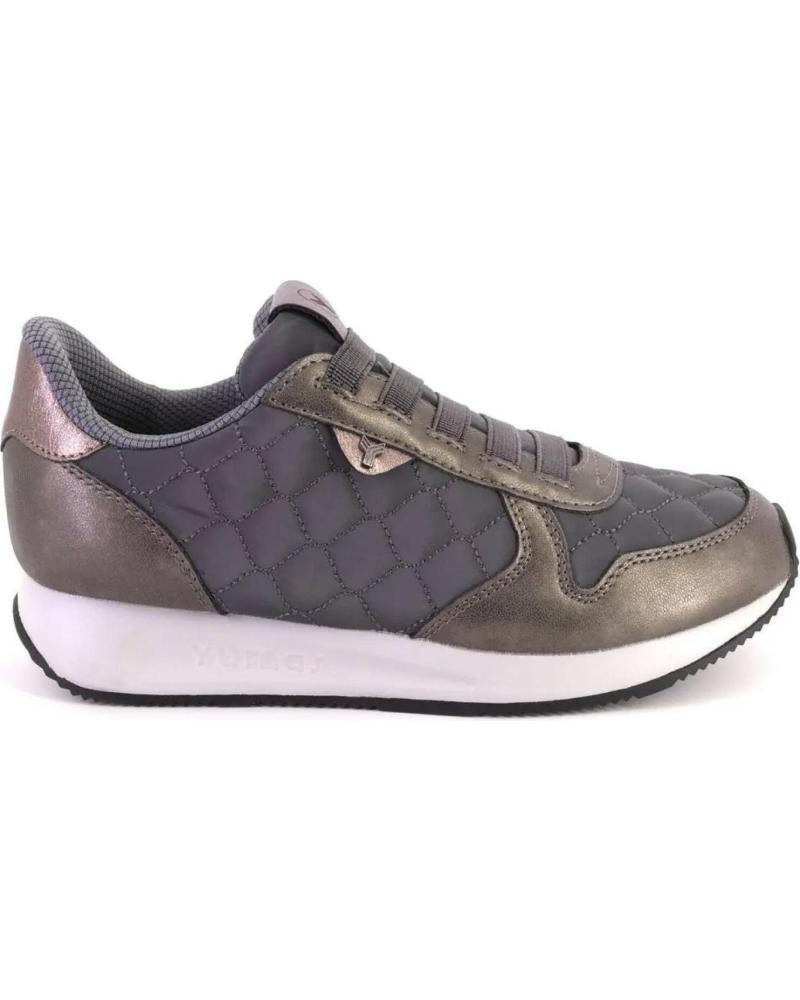 Woman shoes YUMAS GINEVRA DEPORTIVO CASUAL DE MUJER PLOMO 624 GRIS