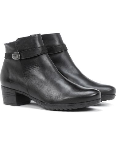 Botins de Mulher FLUCHOS BOTIN PIEL NEGRO CONFORT NEGRO NEGRO