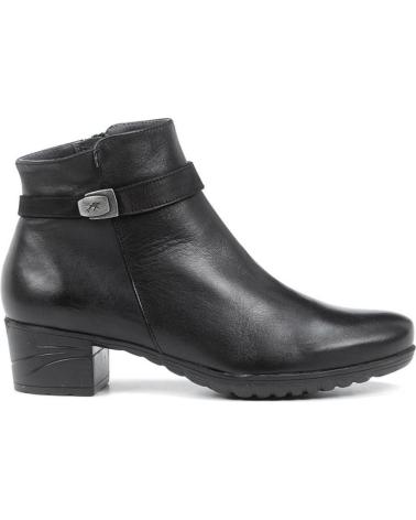 Botins de Mulher FLUCHOS BOTIN PIEL NEGRO CONFORT NEGRO NEGRO