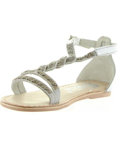 Sandalias de Niña CHEIW 45633 C17913 LONA PLATA