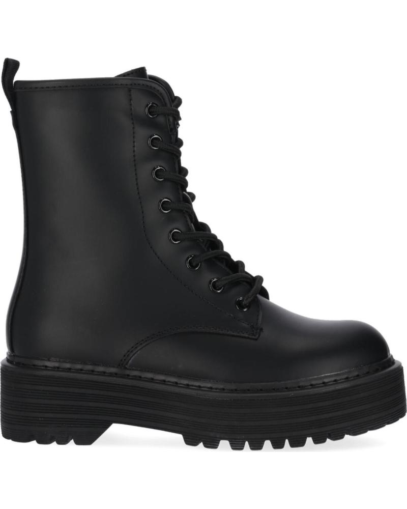 Botins de Mulher CHIKA10 BOTIN SENORA MILITAR NEGRO