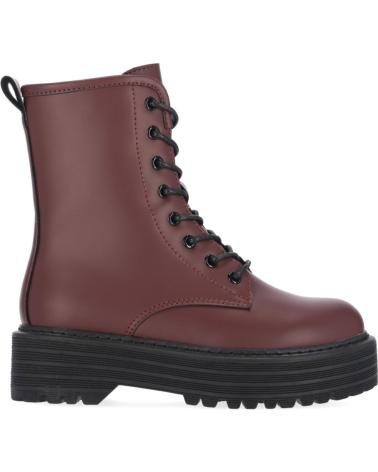 Stivaletti per Donna CHIKA10 BOTIN MILITAR PARA MUJER COLOR VINO