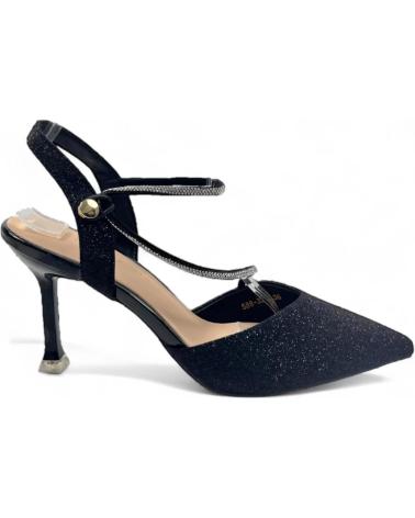 Zapatos de tacón per Donna TIMBOS SANDALIA TACON FIESTA DE MUJER 130989 NEGRO