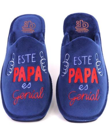 Pantufas de Homem BEREVERE 4710 ZAPATILLAS DE CASA DE HOMBRE AZUL MARINO