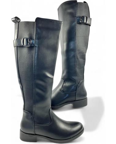 Bottes pour Femme TIMBOS BOTA PLANA MUJER NEGRO 131000 NEGRO