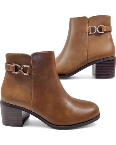 Stivaletti per Donna TIMBOS BOTIN TACON DE MUJER KAKI 130995 MARRóN