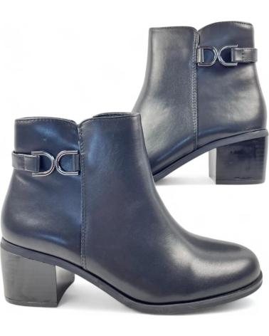 Botins de Mulher TIMBOS BOTIN TACON DE MUJER 130994 NEGRO