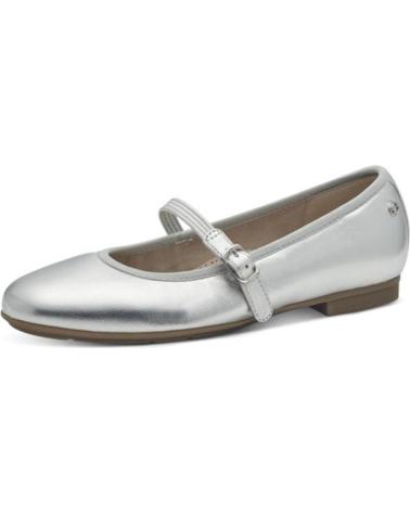 Woman Flat shoes TAMARIS 82107 PIEL PLATA