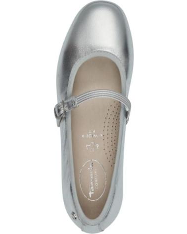 Woman Flat shoes TAMARIS 82107 PIEL PLATA
