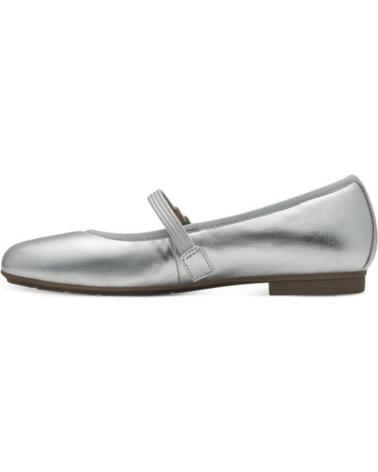 Woman Flat shoes TAMARIS 82107 PIEL PLATA