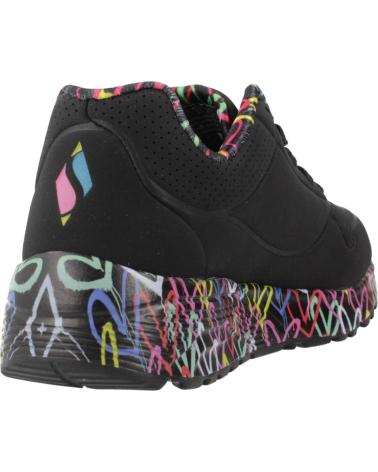 Sneaker für Mädchen SKECHERS ZAPATILLAS NINA MODELO UNO LITE COLOR NEGRO BKMT