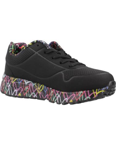 Sneaker für Mädchen SKECHERS ZAPATILLAS NINA MODELO UNO LITE COLOR NEGRO BKMT