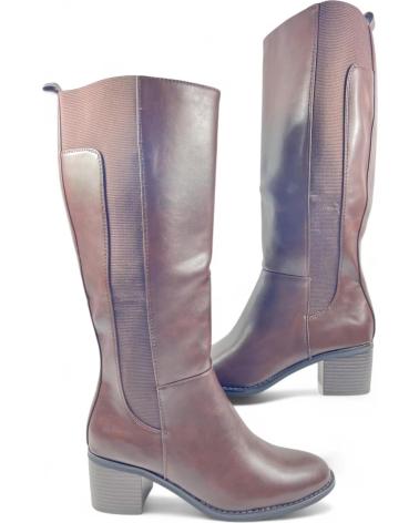 Stivali per Donna TIMBOS BOTA TACON DE MUJER MARRON 130997 MARRóN