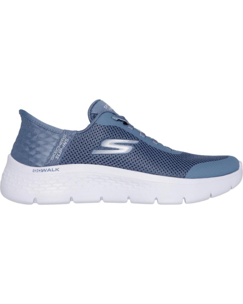 SKECHERS ZAPATILLA MUJER GO WALK FLEX-GRAND ENTRY AZUL