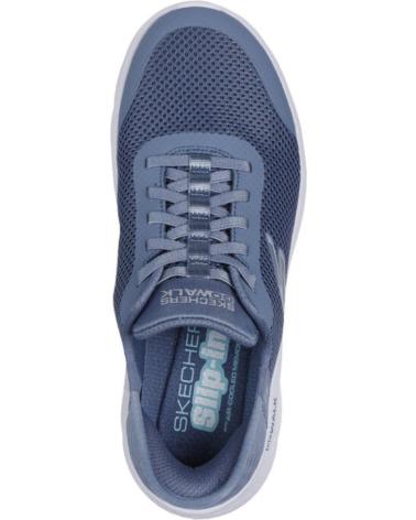 SKECHERS ZAPATILLA MUJER GO WALK FLEX-GRAND ENTRY AZUL
