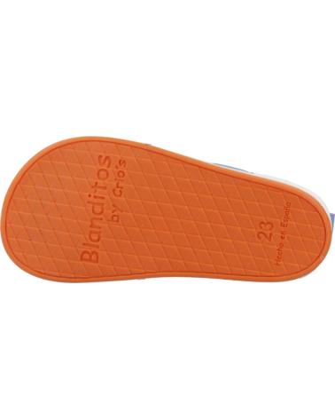 Sportif pour Fille et Garçon BLANDITOS ZAPATILLAS NINO MODELO MILANBD COLOR BLANCO AZLN25