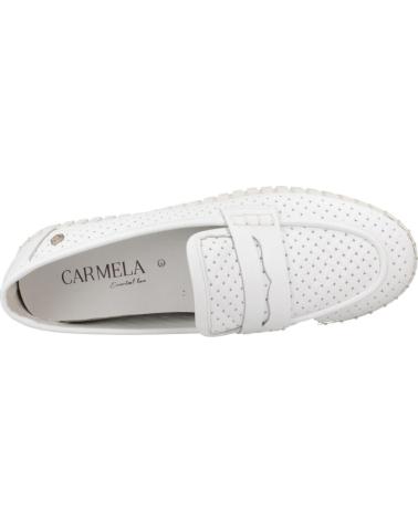 Mocassini per Donna CARMELA MOCASINES MUJER MODELO 162303C COLOR BLANCO