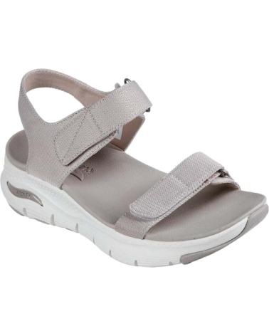 Sandalen für Damen und Mädchen SKECHERS 119247-TPE ARCH FIT TOURISTY TAUPE