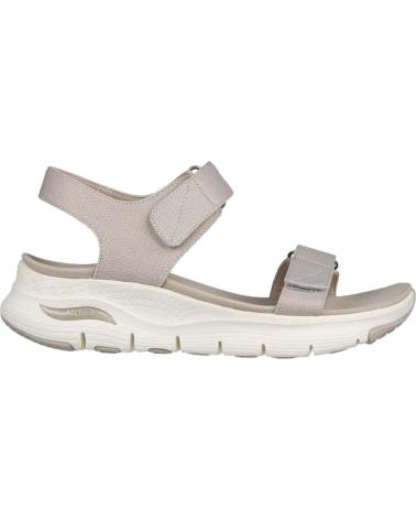 Sandalen für Damen und Mädchen SKECHERS 119247-TPE ARCH FIT TOURISTY TAUPE