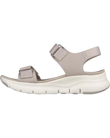 Sandalen für Damen und Mädchen SKECHERS 119247-TPE ARCH FIT TOURISTY TAUPE