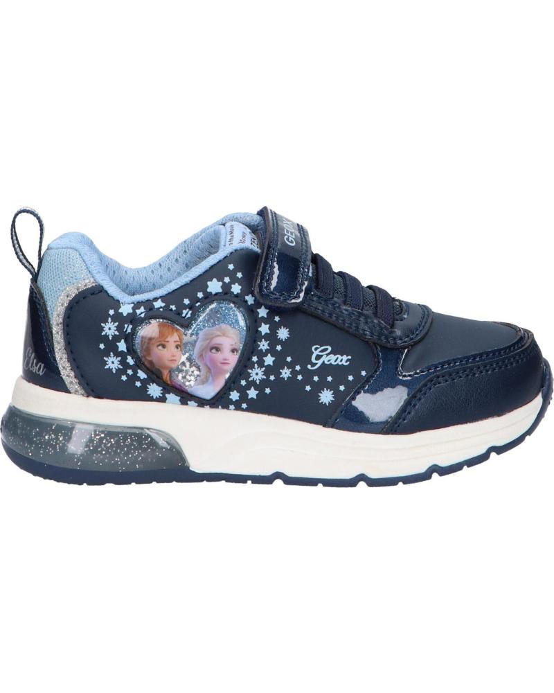 Scarpe sport per Bambina e Bambino GEOX J168VB 004KN C4231 NAVY-SKY