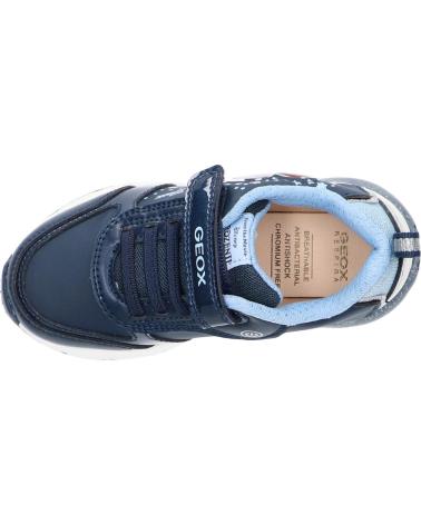 Scarpe sport per Bambina e Bambino GEOX J168VB 004KN C4231 NAVY-SKY