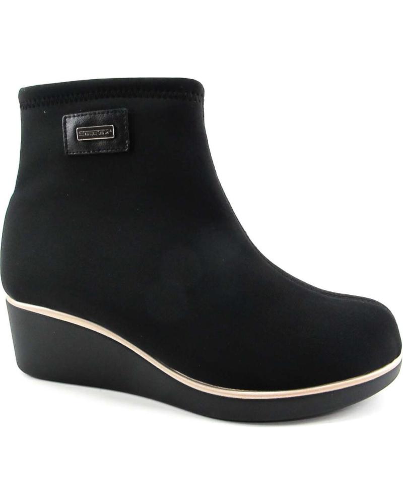 Botines de Mujer D`CUTILLAS BOTIN ELASTICO IMPERMEABLE 64816 DE DOCTOR CUTILLAS NEGRO