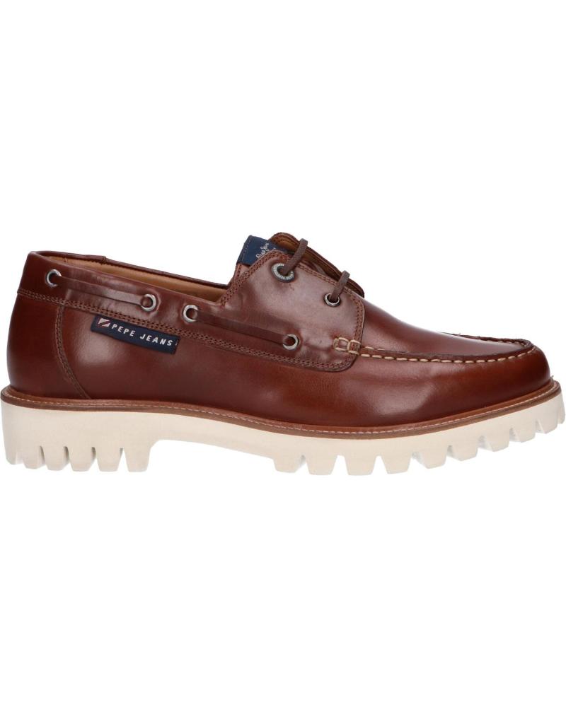 Schuhe für Herren PEPE JEANS PMS10294 TRUCKER DECK LTH 878BROWN