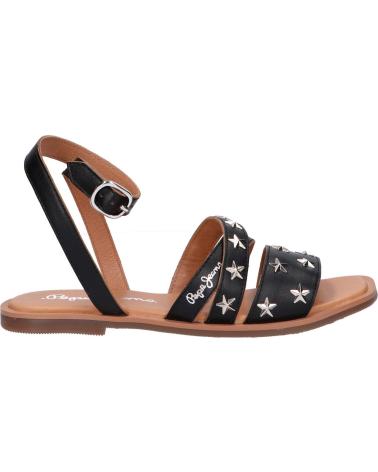Woman and girl and boy Sandals PEPE JEANS PGS90176 IRMA STUDS 999BLACK