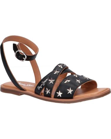 Woman and girl and boy Sandals PEPE JEANS PGS90176 IRMA STUDS 999BLACK