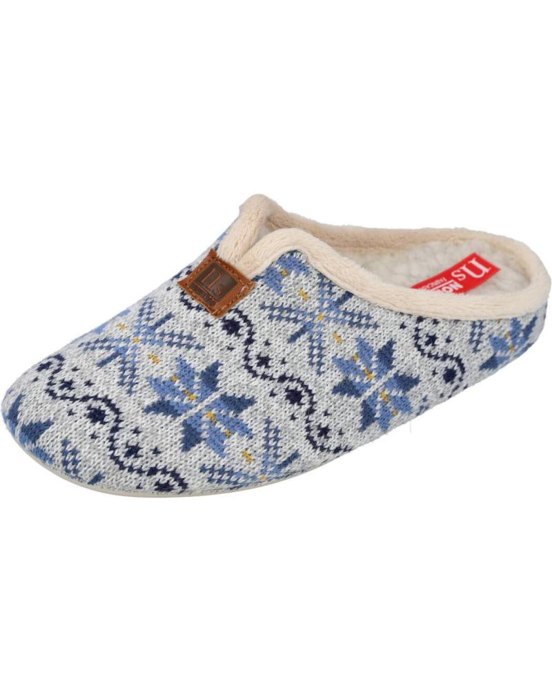 Pantofole per Donna L&R SHOES LR SHOES 36-191 ZAPATILLASDE CASA PARA MUJER JEANS